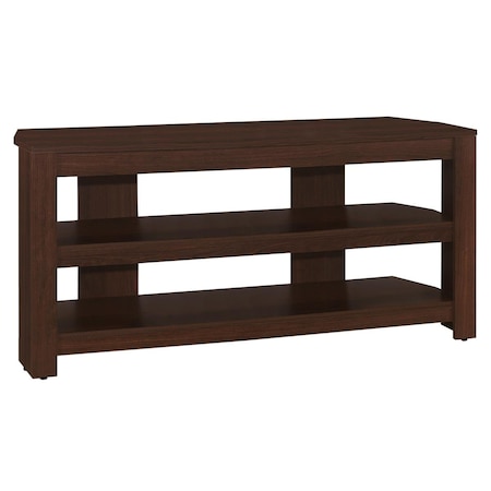 42 In. Length Corner TV Stand, Cherry